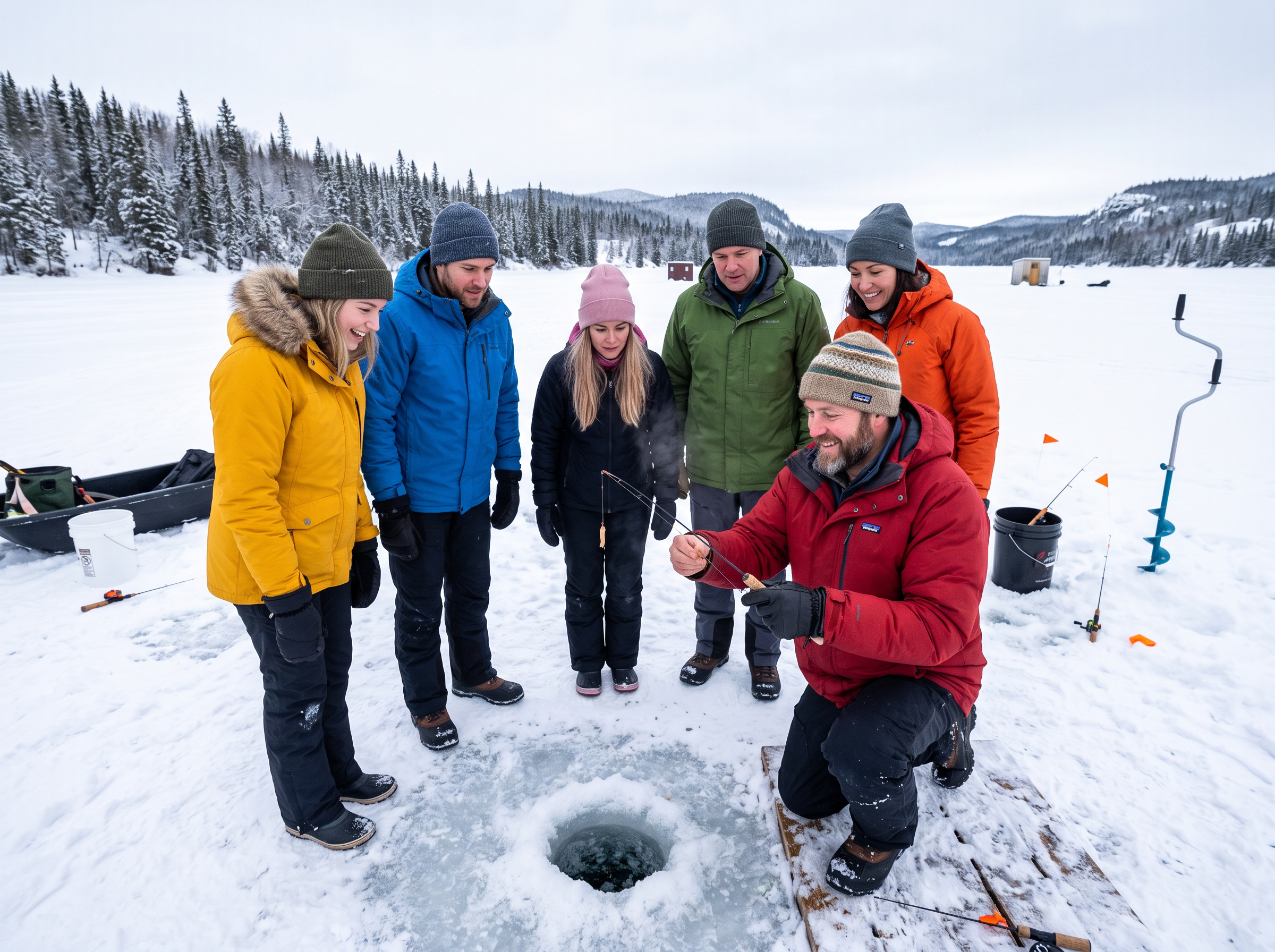 Beginner Ice Fishing Half-Day Tour